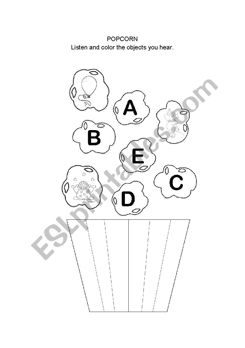 letters worksheet