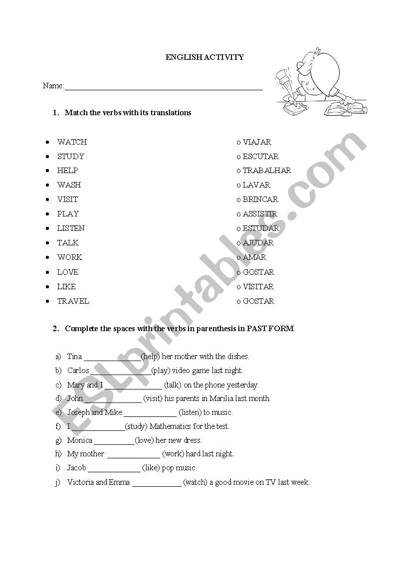 Family worksheet