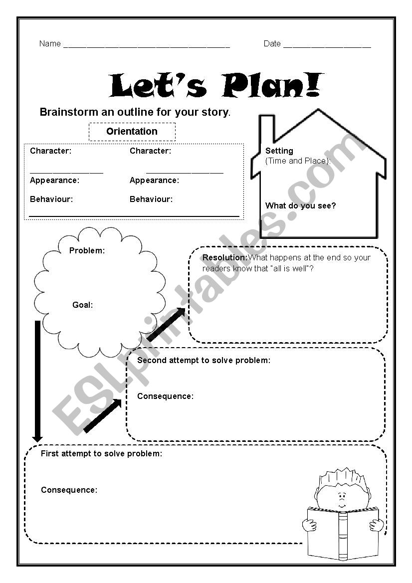 story structure 1  worksheet