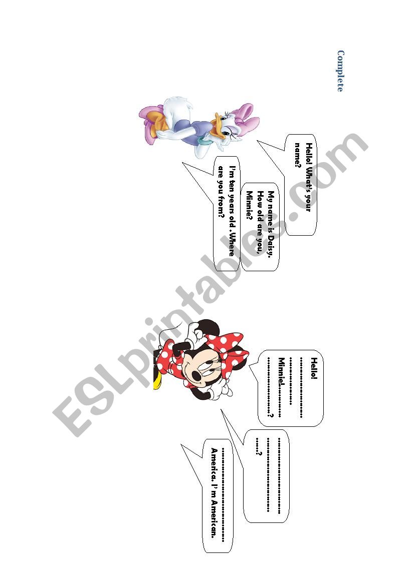 Basic communication phrases  worksheet