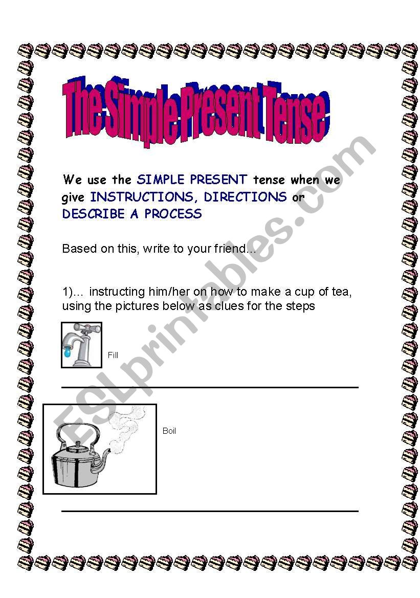 The Simple Present Tense worksheet