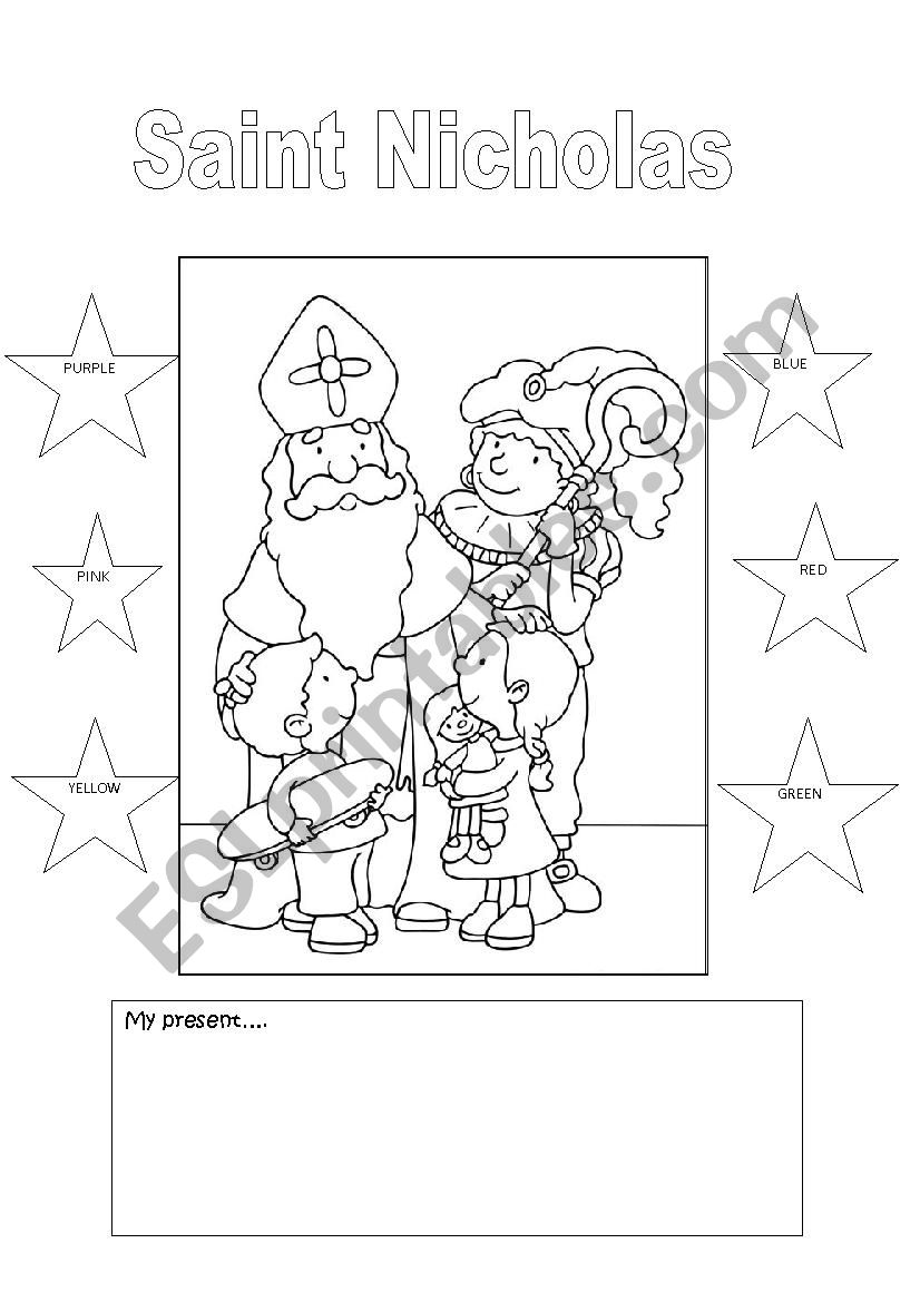 St.Nicholas  worksheet