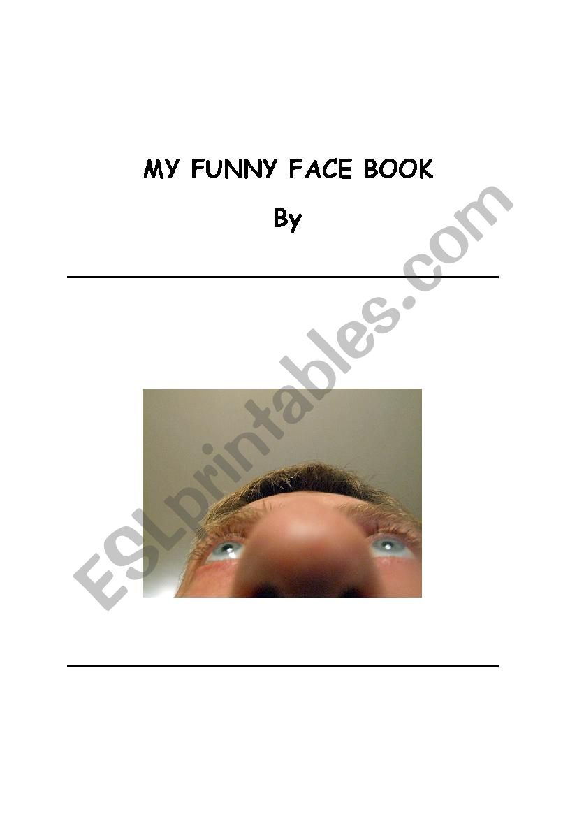 Funny Face Book worksheet