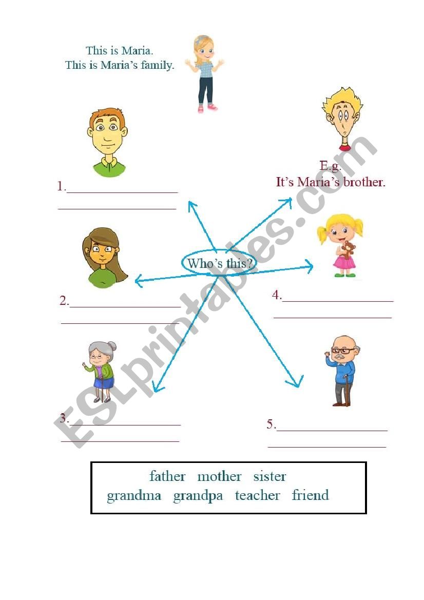 family worksheet