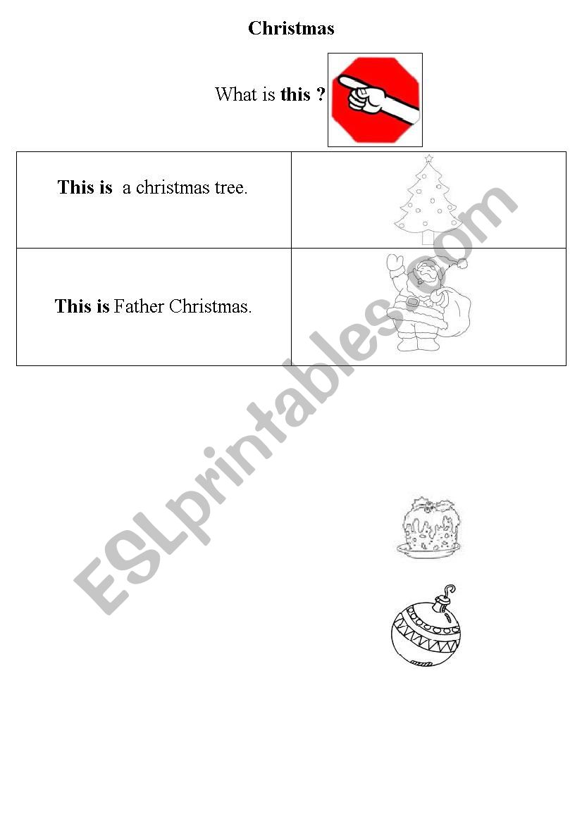Christmas / this is worksheet