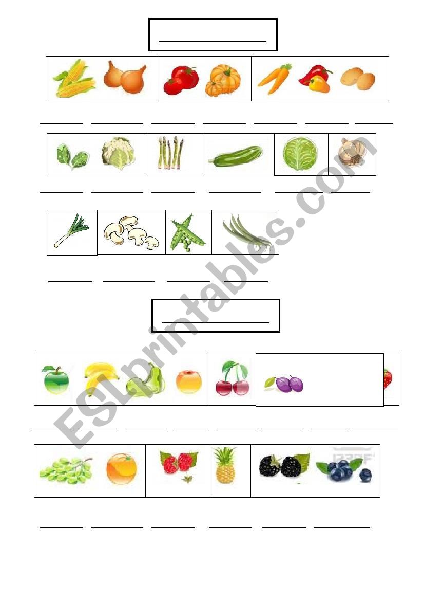 Food and drink vocabulary worksheet