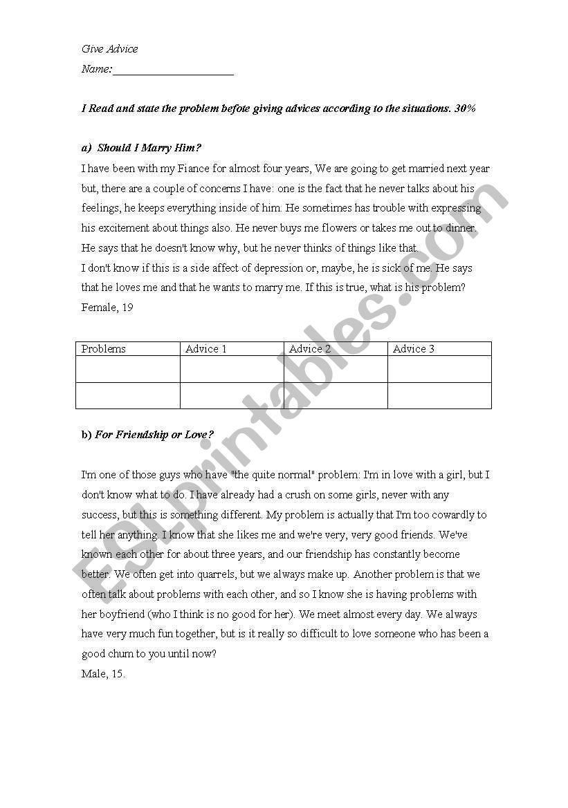 quiz worksheet