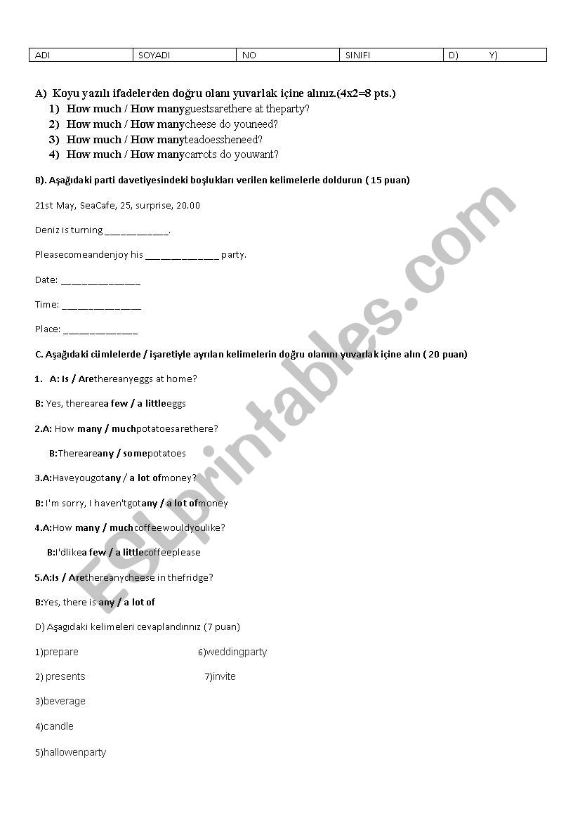 quantifiers worksheet