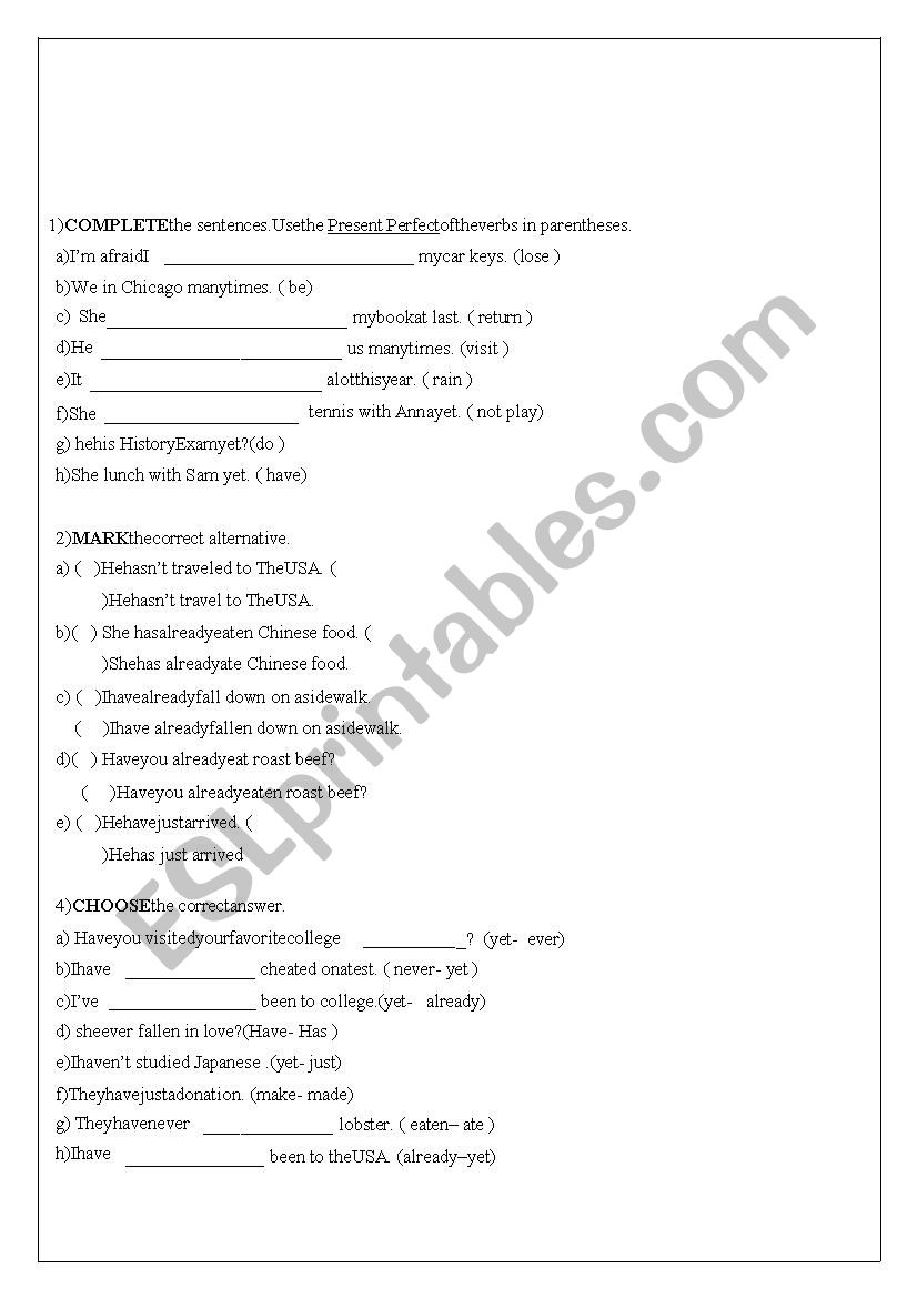 9th-grade-test-10-questions-esl-worksheet-by-taismg