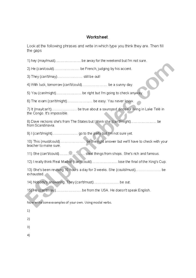 english grammar exercises modal verbs pdf