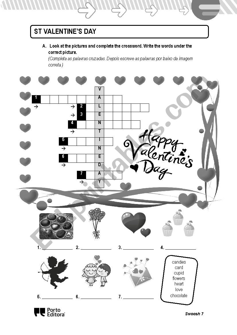 St. Valentine´s day ESL worksheet by Chanoca