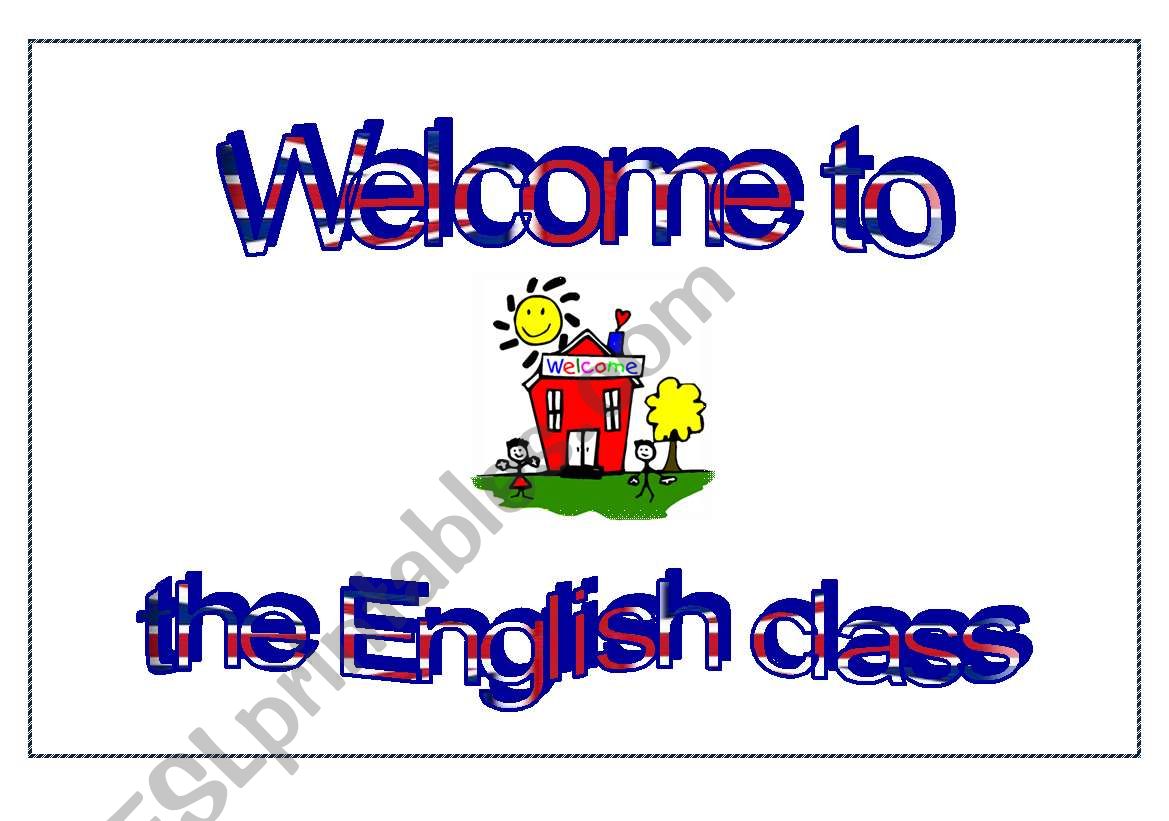 welcome-to-the-english-class-esl-worksheet-by-xana-machado