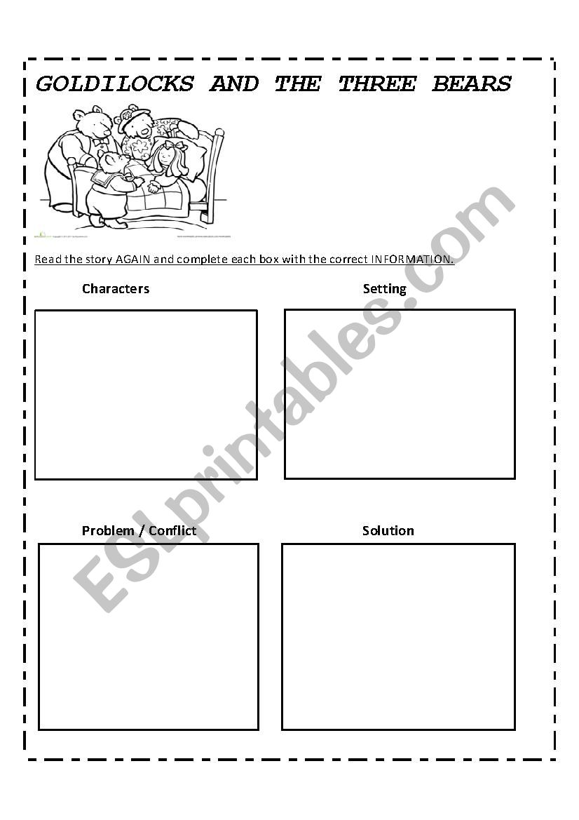 goldilocks-and-the-three-bears-esl-worksheet-by-laucha