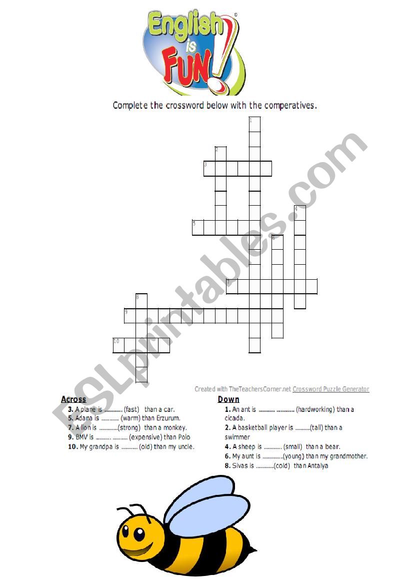 puzzle worksheet