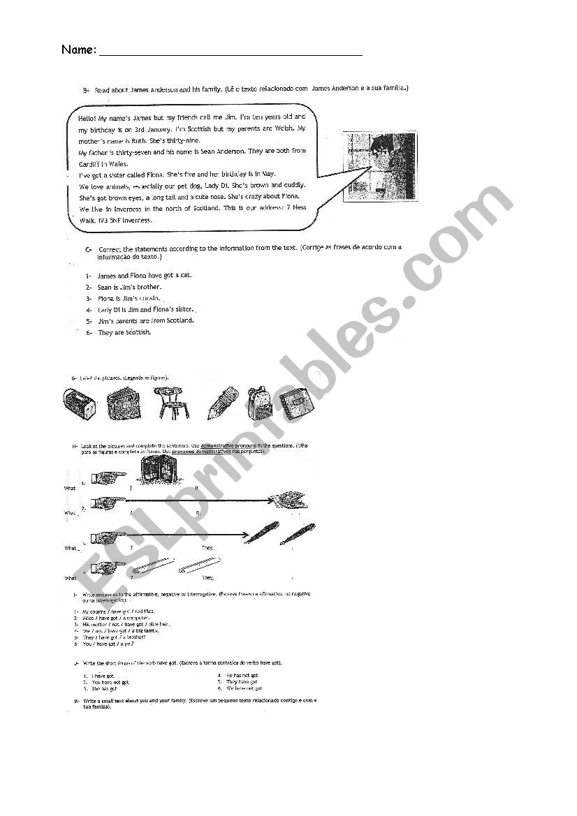 demonstrative pronouns worksheet