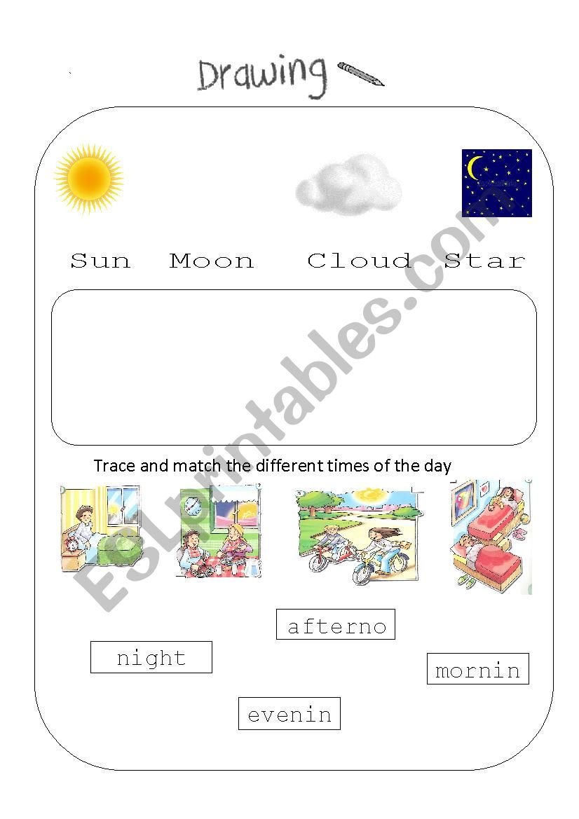 Parts Of The Day ESL Worksheet By Dreamlsq