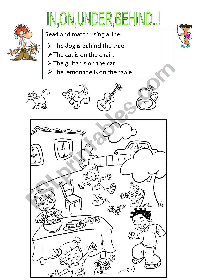 IN ON UNDER - ESL worksheet by rossman2