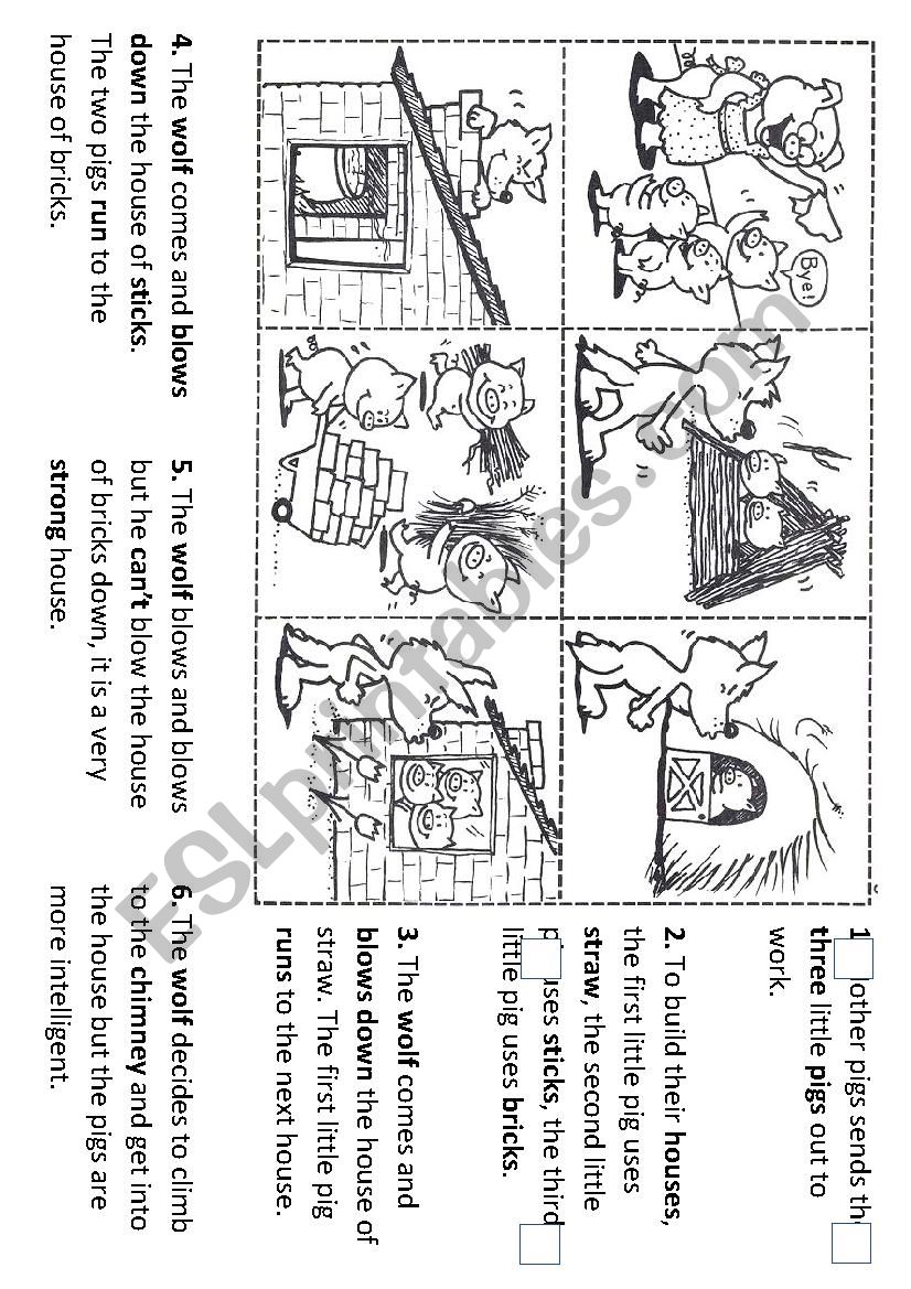sequencing-the-story-of-the-three-little-pigs-esl-worksheet-by-torrecillasss