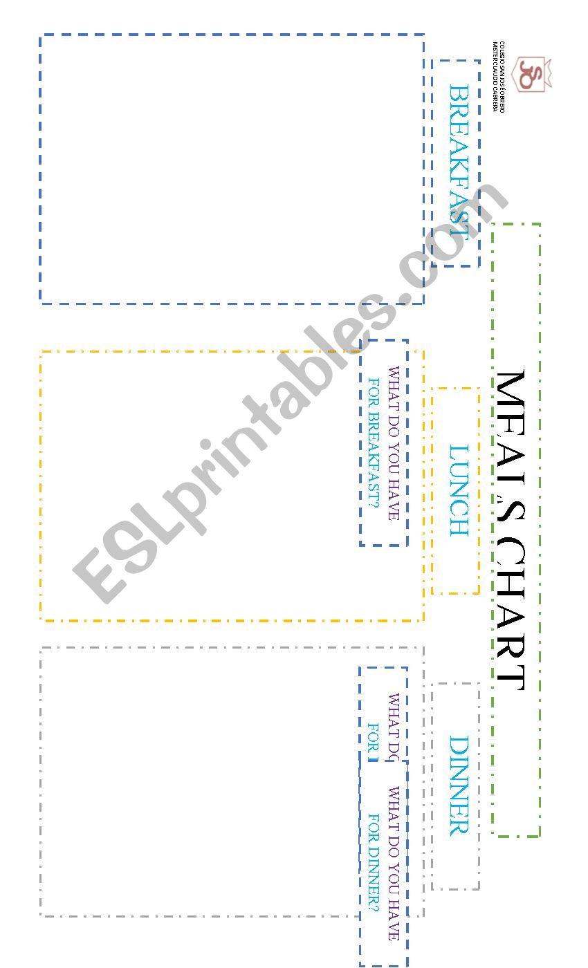 Food and meals worksheet