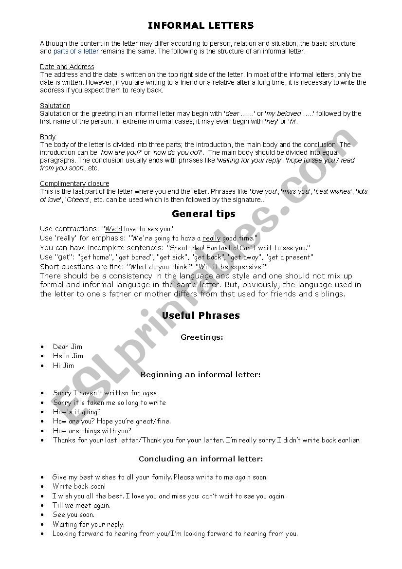 letter worksheet