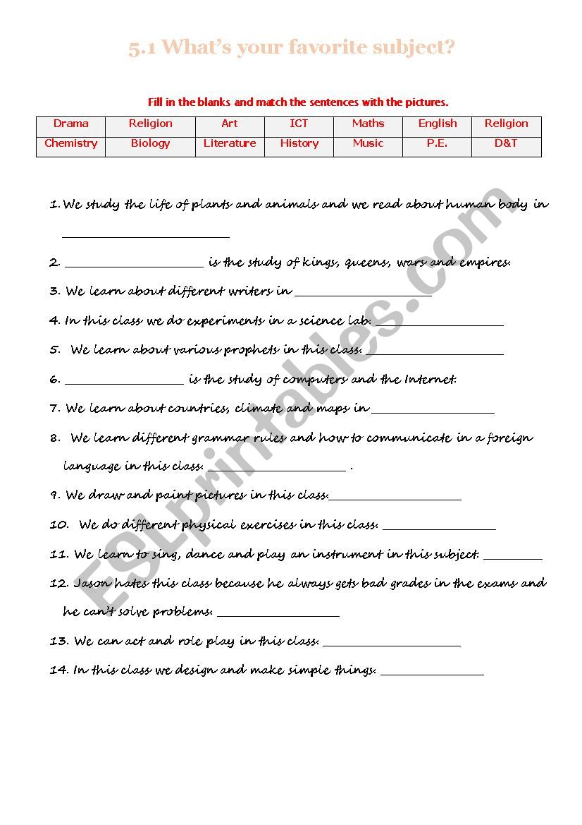 what-s-your-favorite-subject-esl-worksheet-by-jeepers