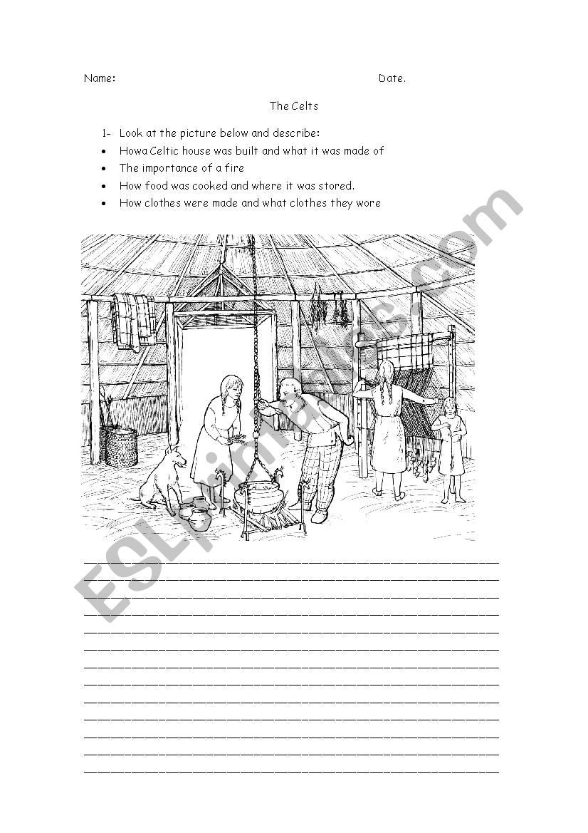 The Celts worksheet