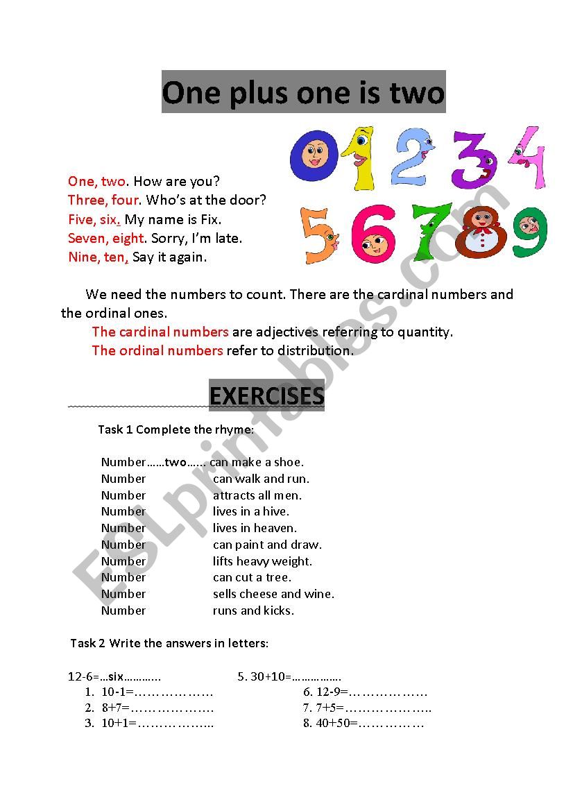 one-plus-one-is-two-esl-worksheet-by-anilag