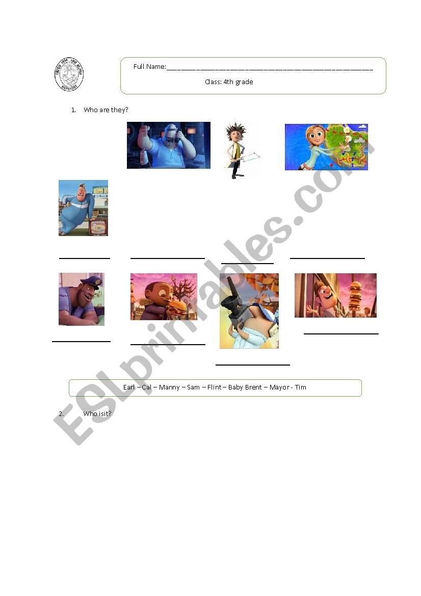 Movie Worksheet worksheet