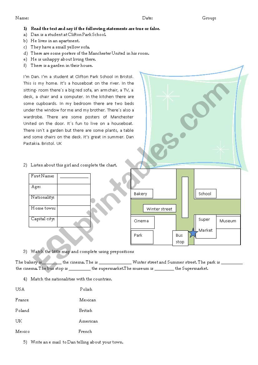 September test worksheet