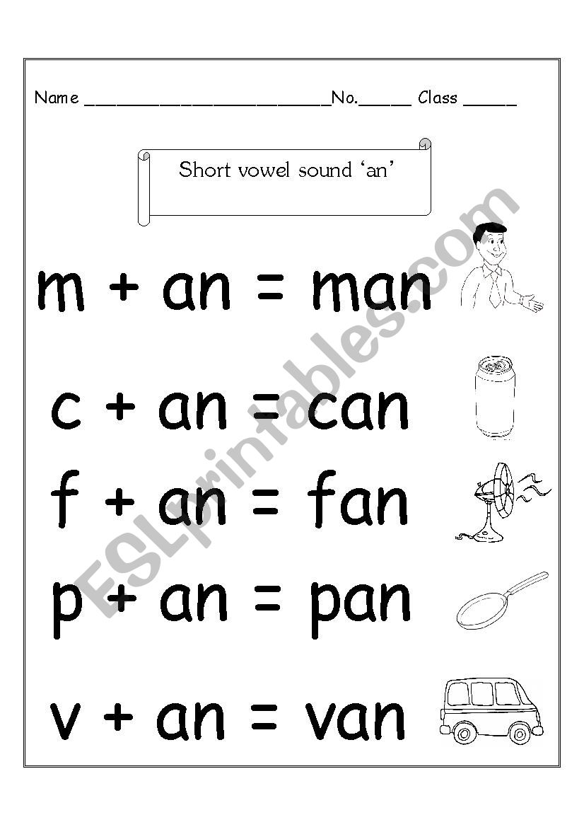 Verschlingen Anzahlung Zu Trennen Short Vowel Sounds Worksheets Bombe 