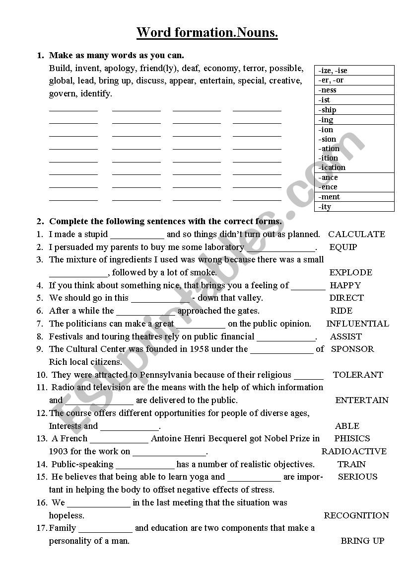 test-on-word-formation-nouns-esl-worksheet-by-marinasekerina