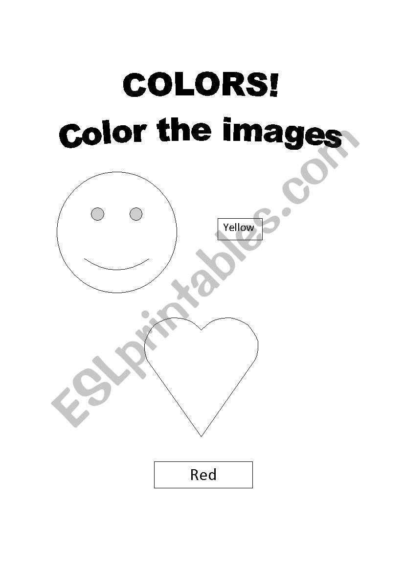 Colors worksheet