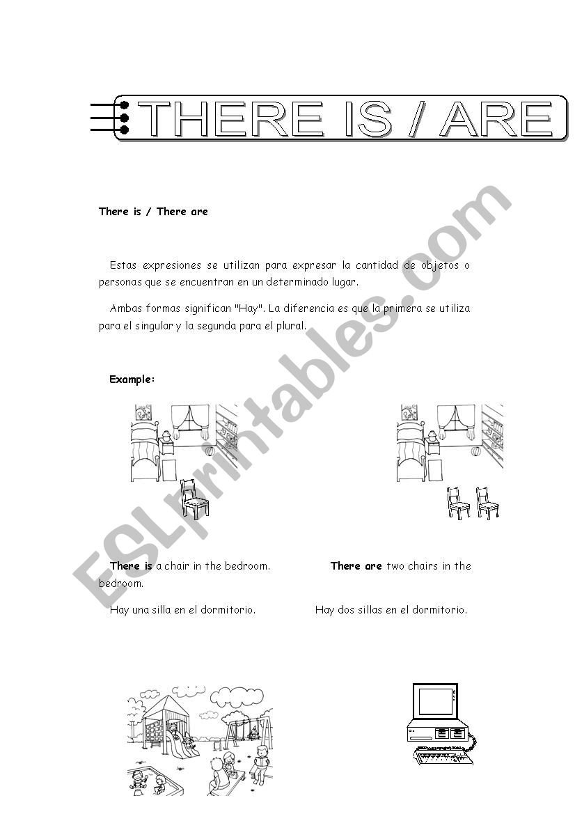 there is there are  worksheet