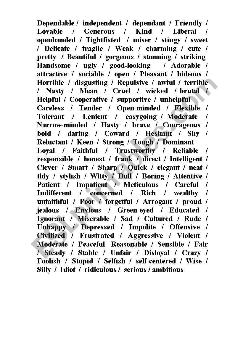 list-of-adjectives-to-describe-people-s-personalities-and-appearance