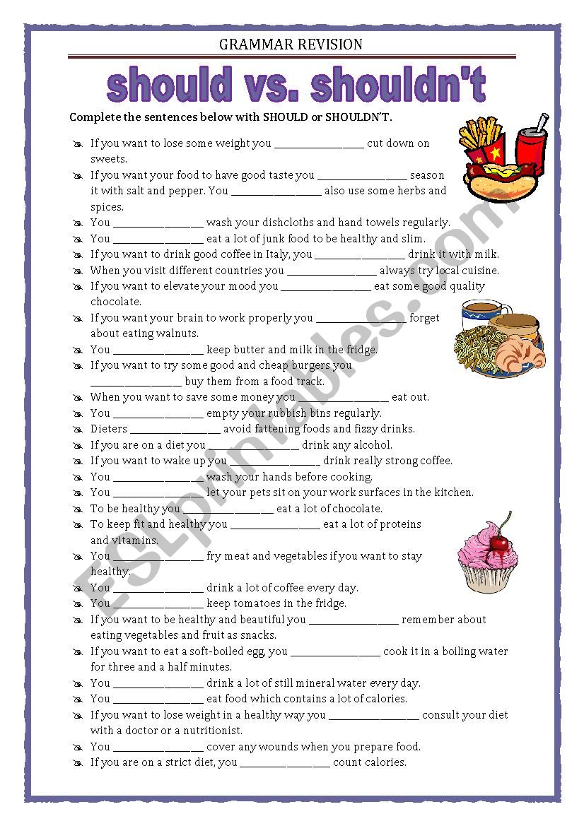 grammar-revision-should-or-shouldn-t-food-esl-worksheet-by-keyeyti