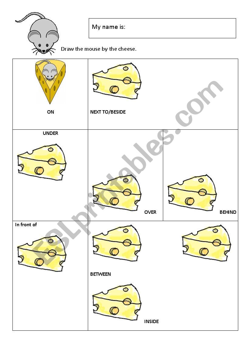 prepositions worksheet