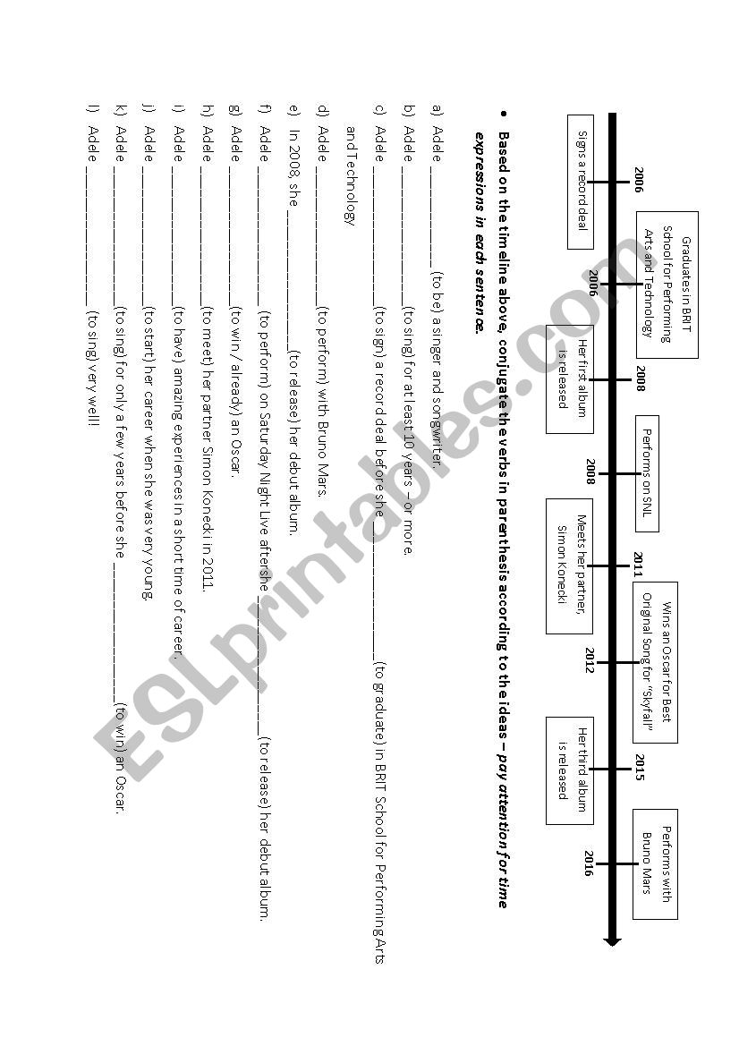 perfect-tenses-review-adele-s-timeline-esl-worksheet-by-arielle13