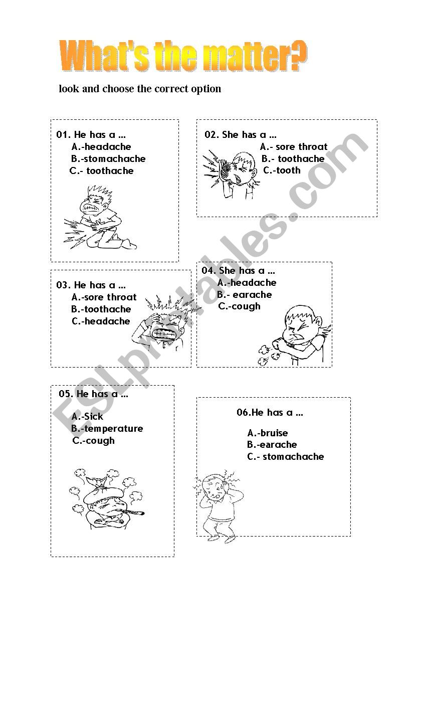 illness worksheet