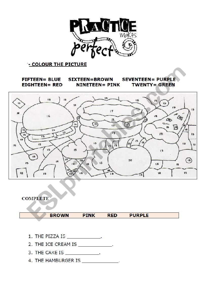 lets practice first step worksheet