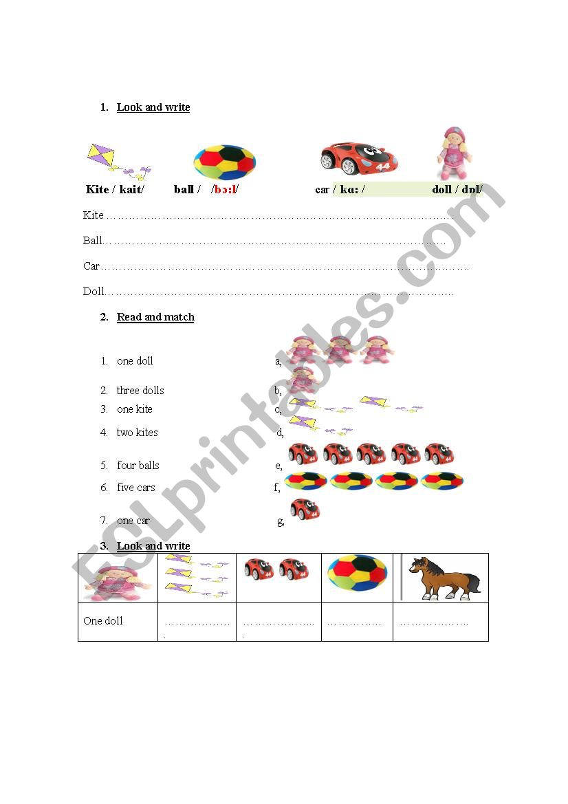 toy review worksheet