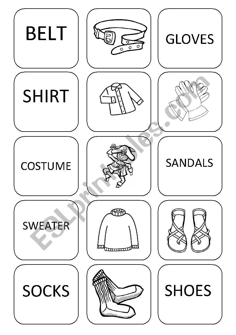 memory-game-clothes-esl-worksheet-by-raulzgz