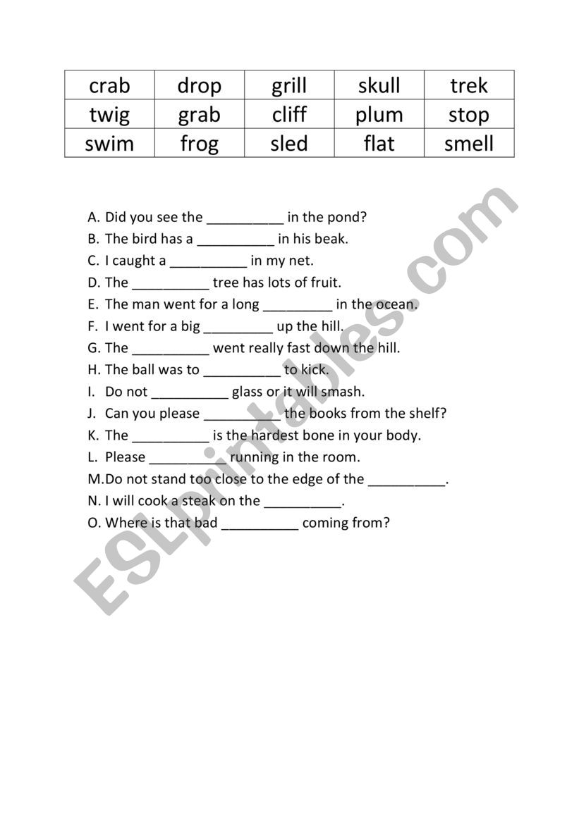 CCVC WORDSEARCH worksheet