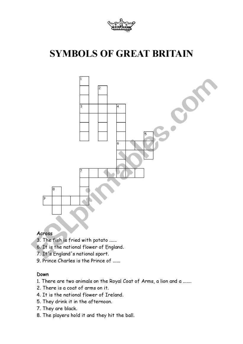 GREAT BRITAIN worksheet