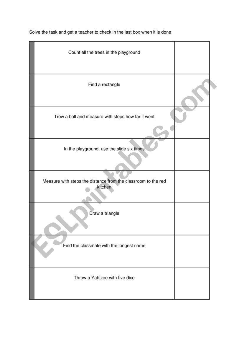 Active Math worksheet