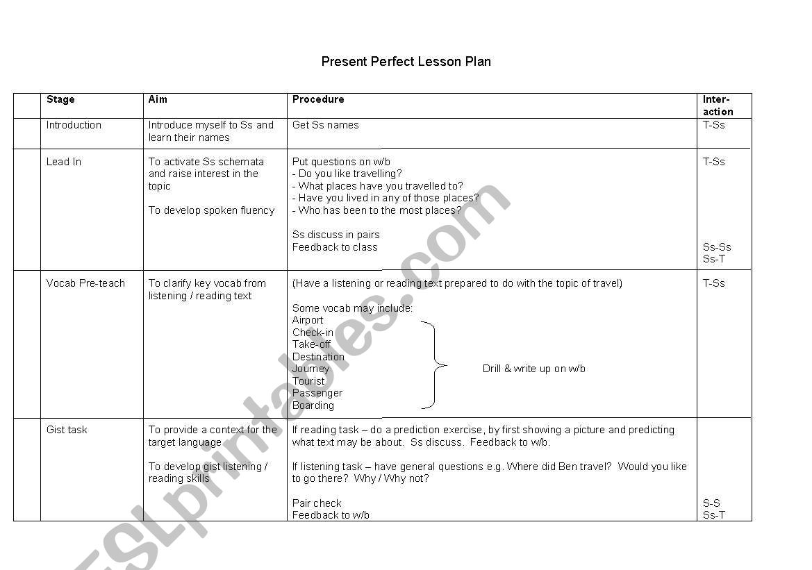 present-perfect-lesson-plan-esl-worksheet-by-jess-giles