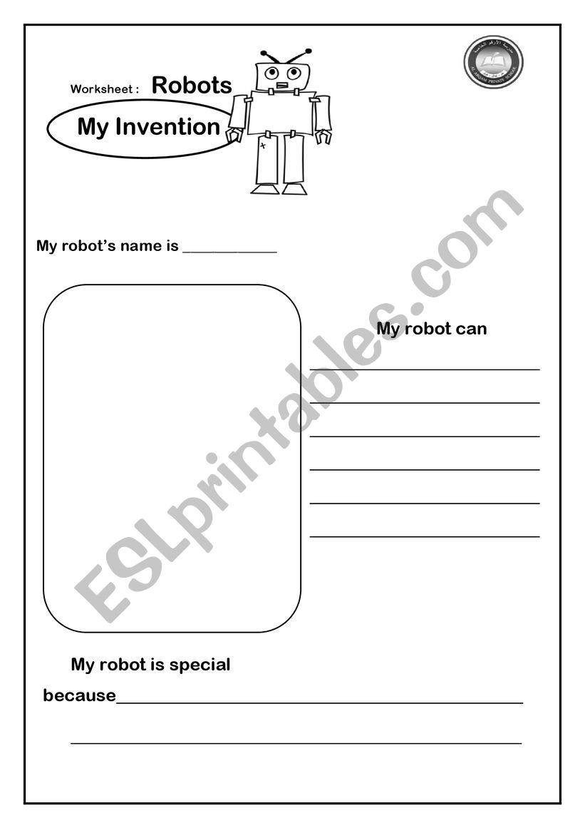 robots worksheet