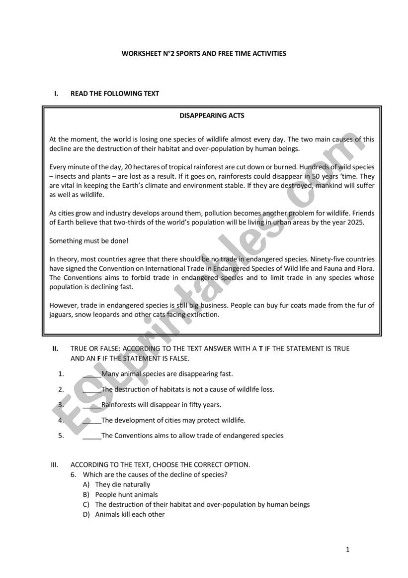 disappearing acts  worksheet