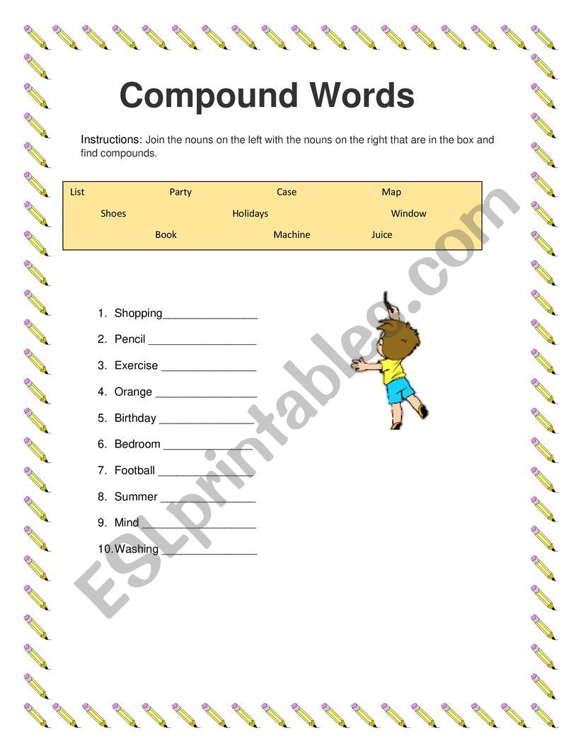 Compund Words worksheet