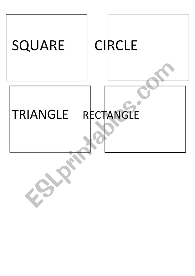 shAPES worksheet