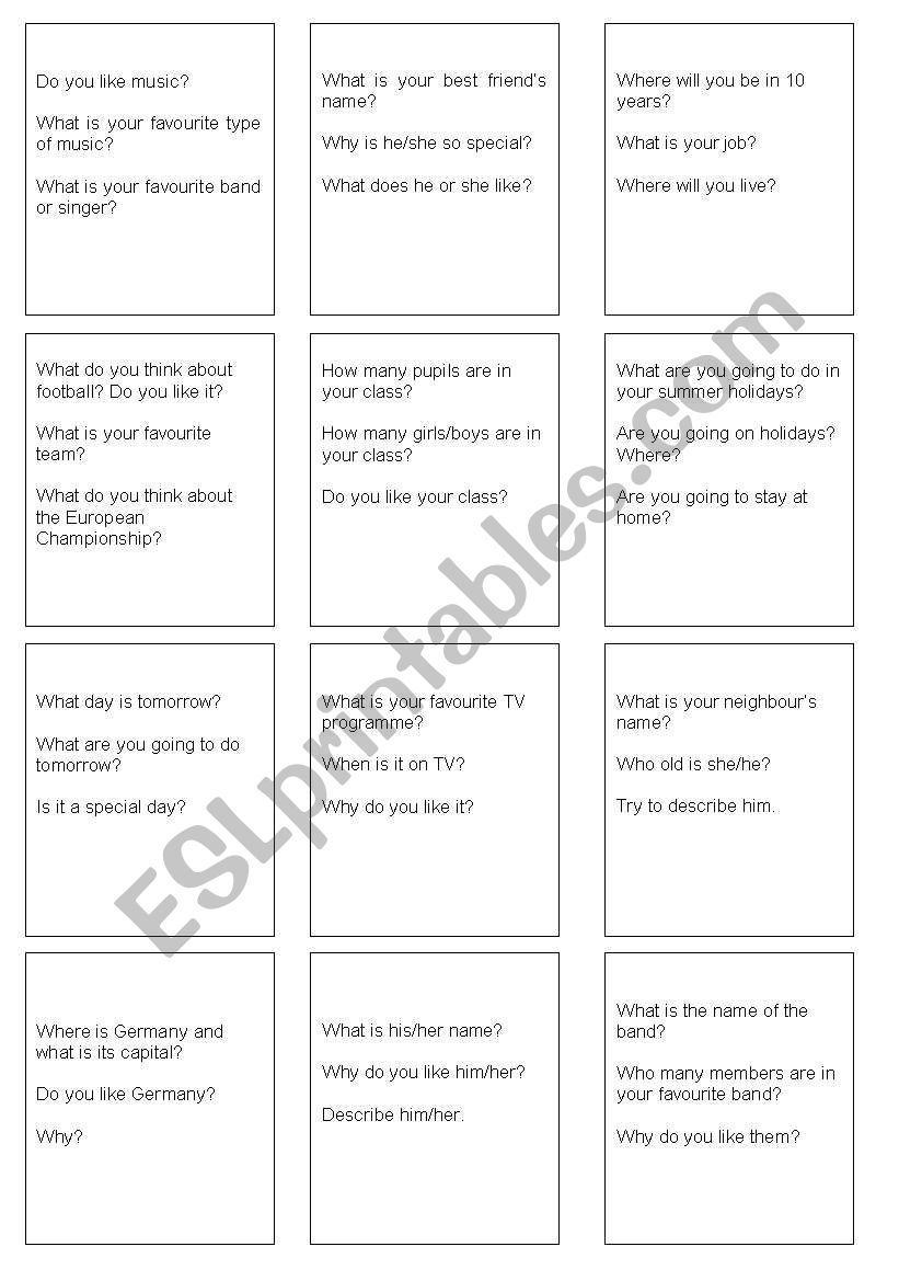 helpers for let´s talk about it - ESL worksheet by Julias